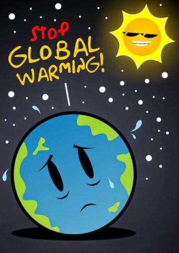 contoh poster pemanasan global