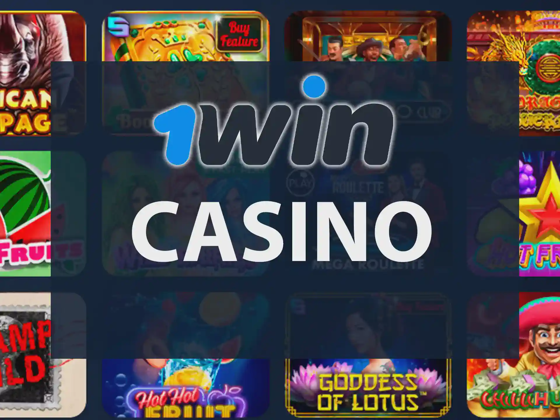 1win slots game collection with various themes and providers